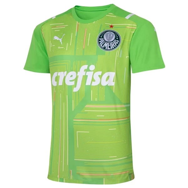 Thailande Maillot Football Palmeiras Gardien 2021-22 Vert